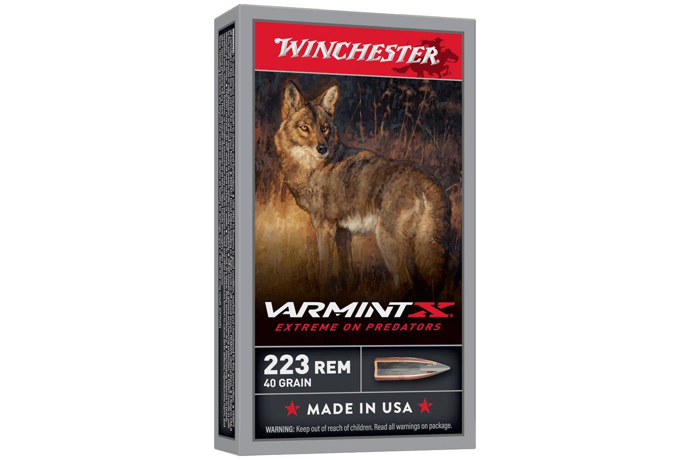 WINCHESTER AMMO 223 Rem 40 gr Polymer Tip Varmint X 20/Box